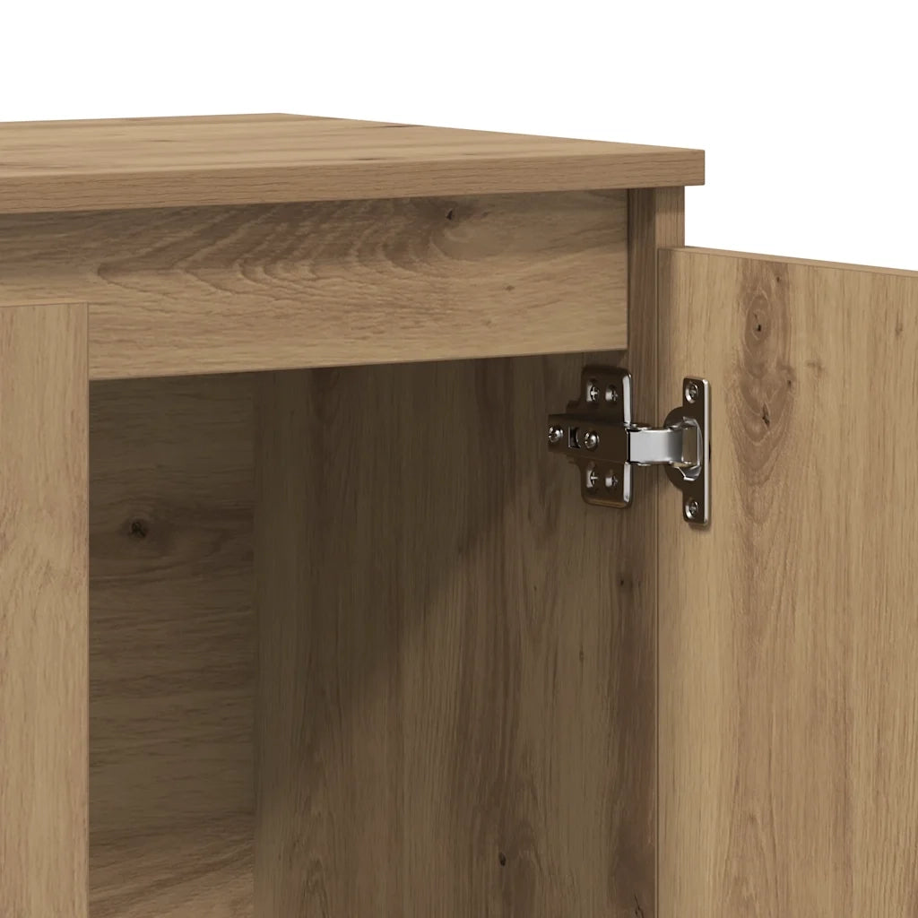 Credenza Rovere Artigianale 102x35x70 cm in Legno Multistrato 856485