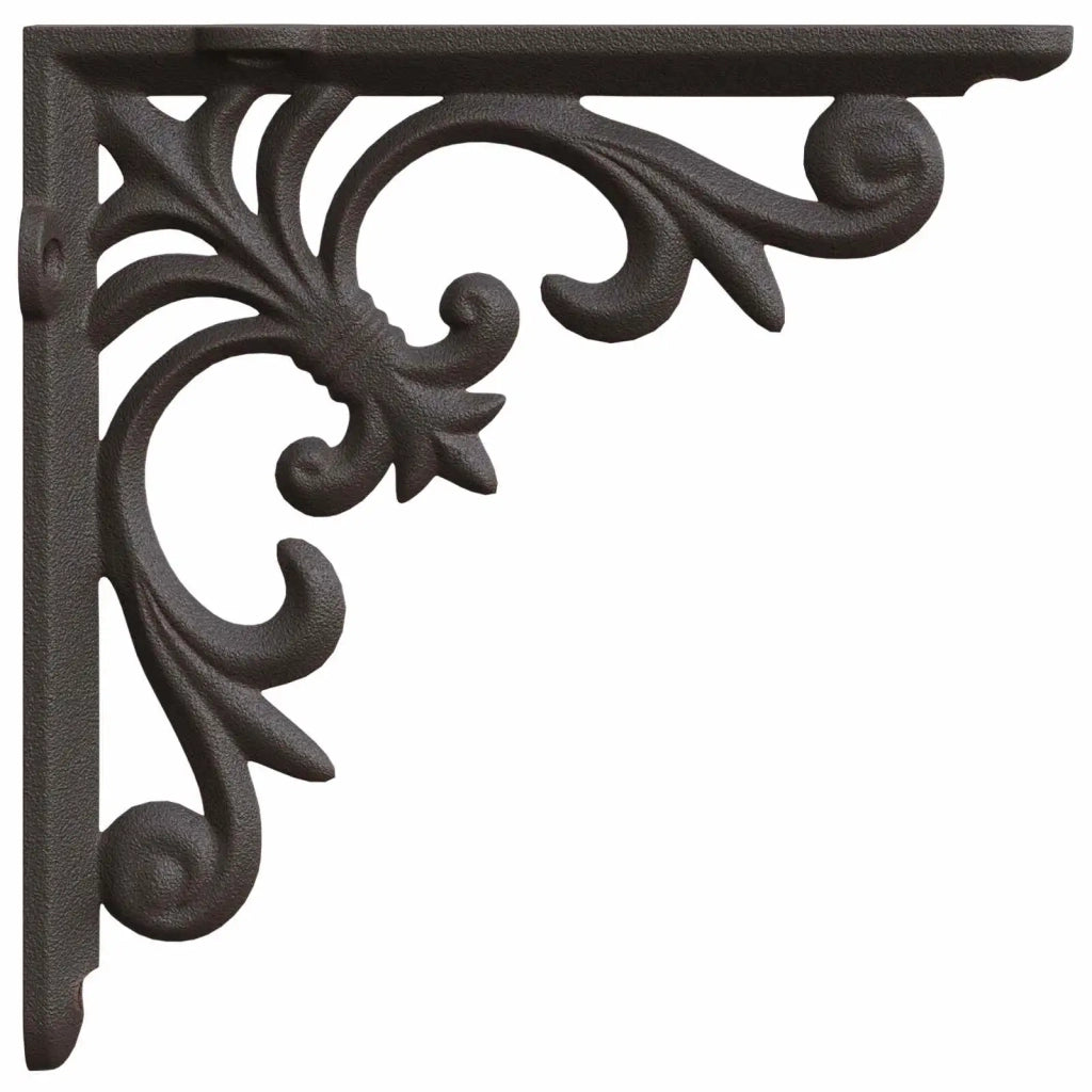 Supporti per mensole da parete 12 pz Marrone Antico 42038841