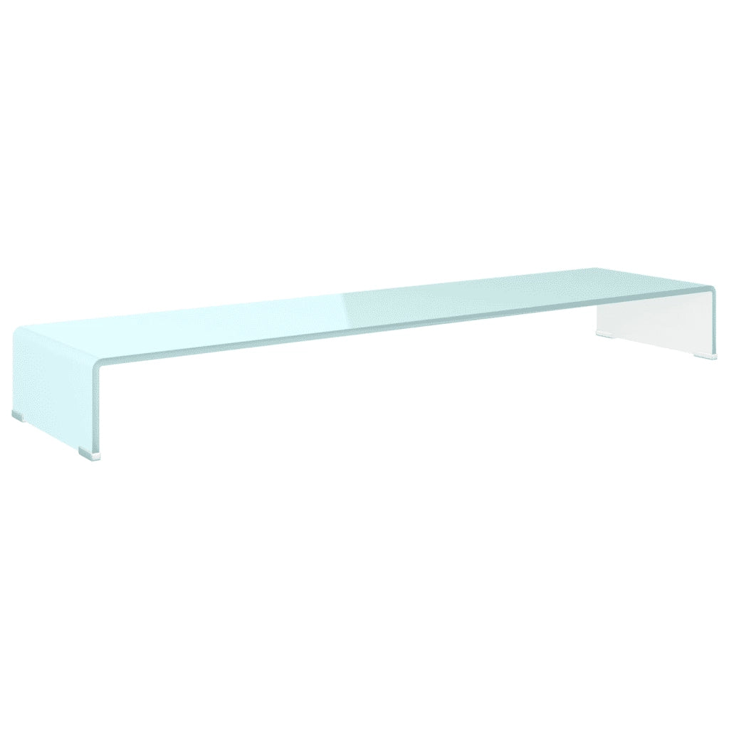Supporto TV-Rialzo Monitor in Vetro Verde 120x30x13 cm