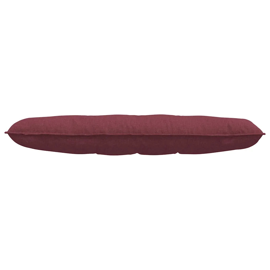 Cuscino per Schiena Rosso Vino 140 x 19 x 50 cm Tessuto