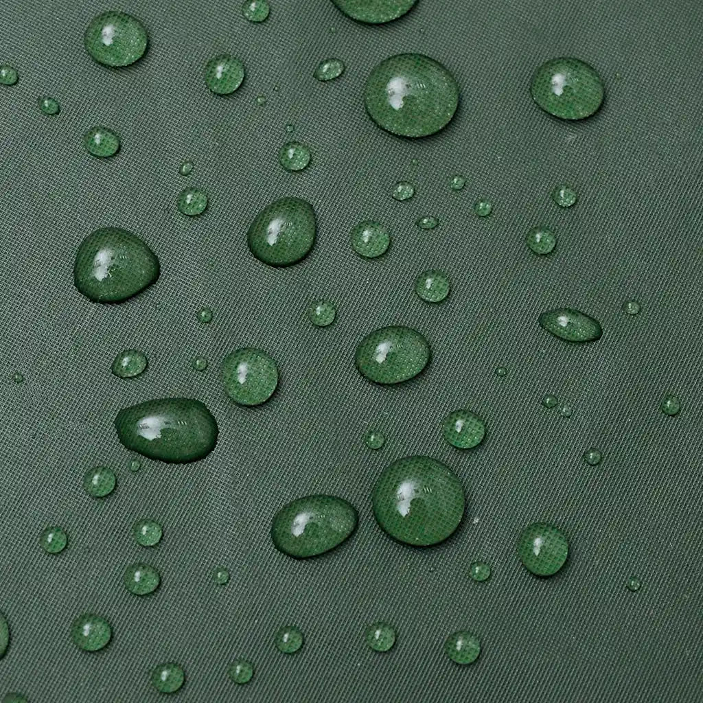 Impermeabile Verde resistente a 2 pezzi con cappuccio Verde XL