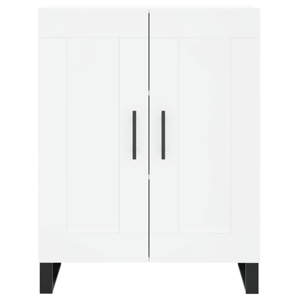Buffet credenza cassettiera mobiletto mobile contenitore organizer cucina soggiorno salotto alto 69,5 x 34 x 180 cm legno ingegnerizzato bianco 02_0032745