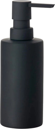 Dispensatore di sapone liquido - dispensatore di sapone liquido - nero - porcellana - 1 pezzo