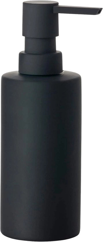 Dispensatore di sapone liquido - dispensatore di sapone liquido - nero - porcellana - 1 pezzo
