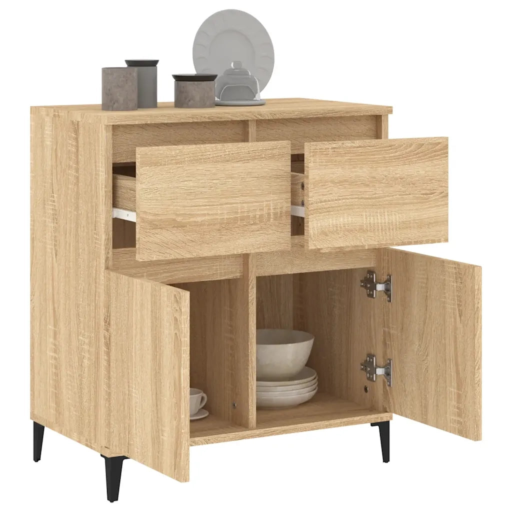 Credenza-Buffet-Armadio da cucina Rovere Sonoma 60x35x70 cm in Legno Multistrato 406224