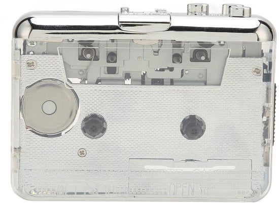 Convertitore da Cassetta a MP3 Portatile e Compatto - Supporto USB - Convertitore da Cassette a MP3 - Compatibile con OS X e PC - Modello:  - Dimensioni:  - Peso:  - Materiale: Translante.