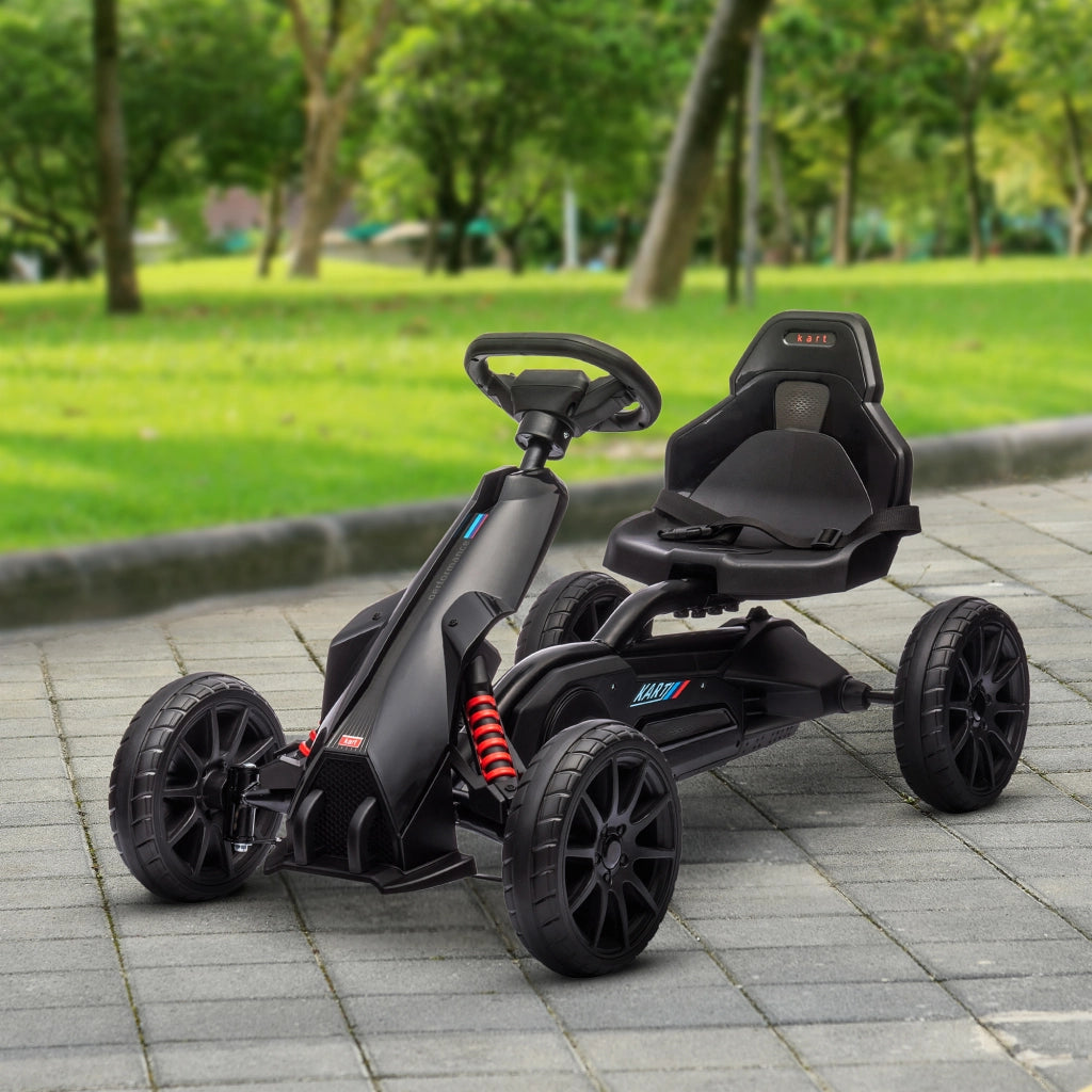 Go-Kart Bambini Regolabile ¨C Zephmum ¨C Nero