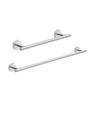 Set 2 portasalviette di GEDY linea Eros cromato
