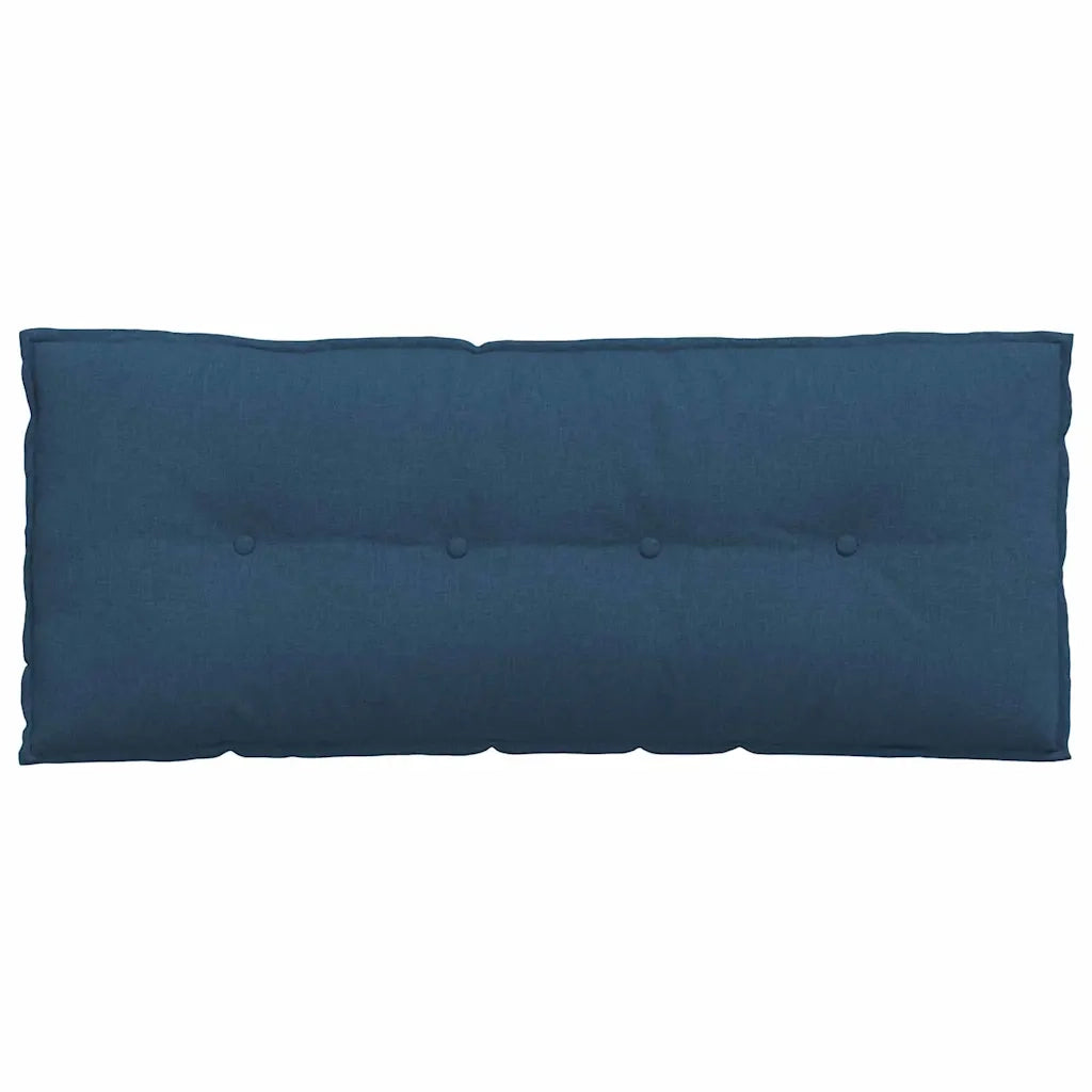 Cuscino per Schiena Blu 120 x 19 x 50 cm Tessuto 42014795