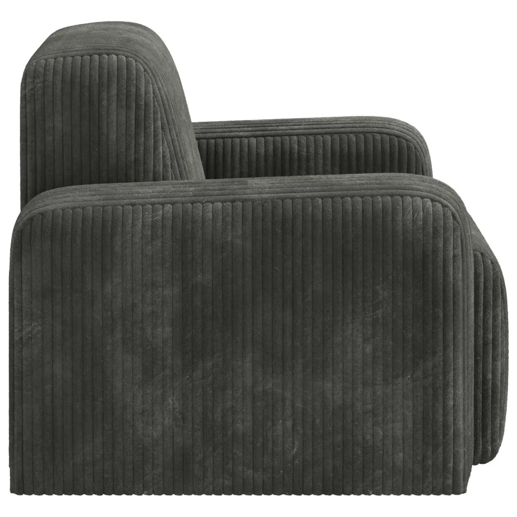 Poltrona Antracite corduroy 42042443