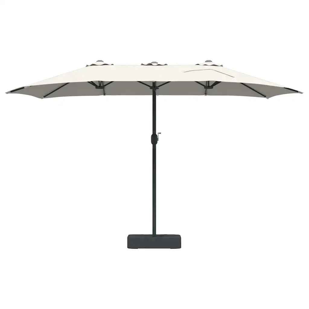Ombrello da giardino Sabbia 385 x 209 x 244 cm 42003275