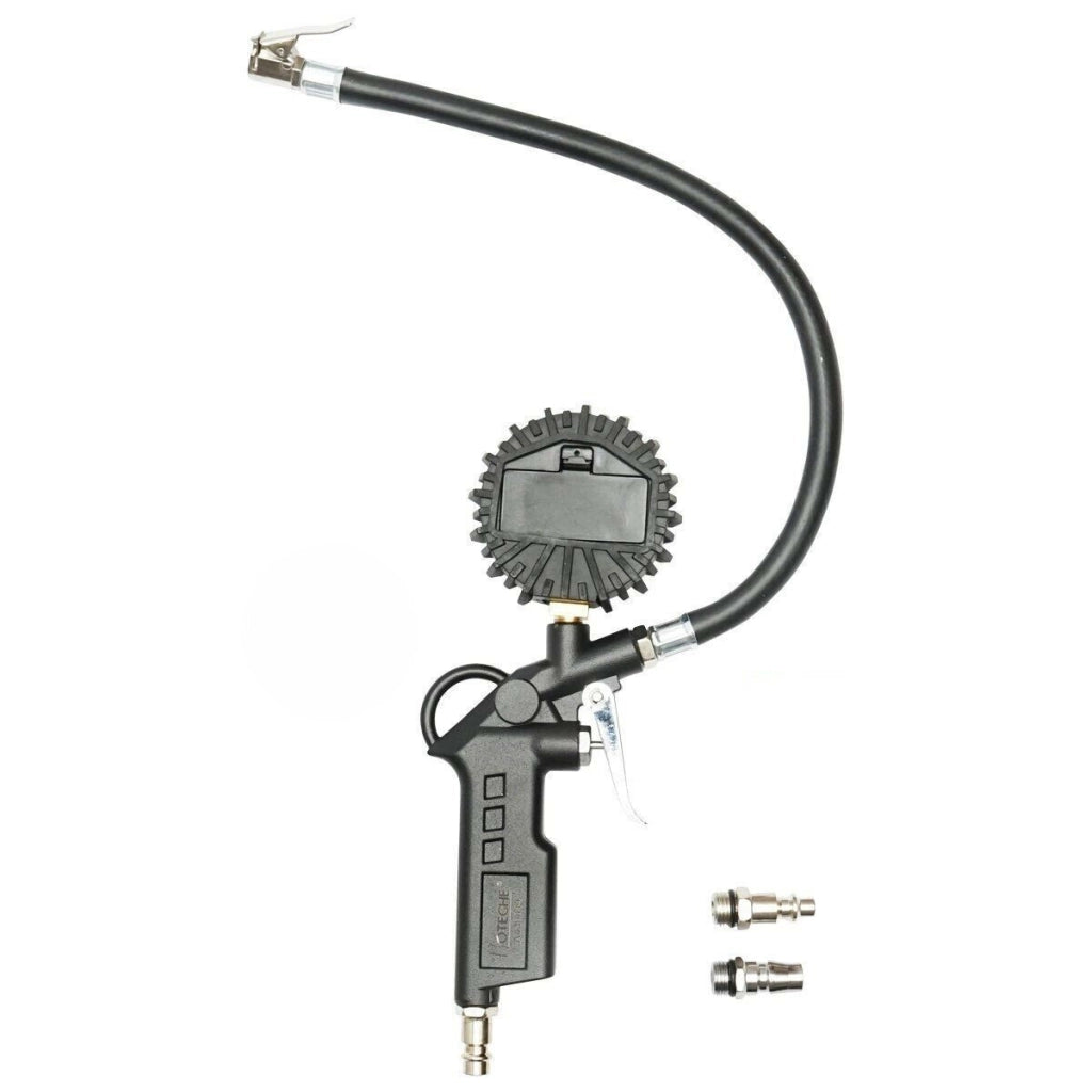 Pistola Gonfiaggio Pneumatici Manometro Digitale LCD Compressore A830044