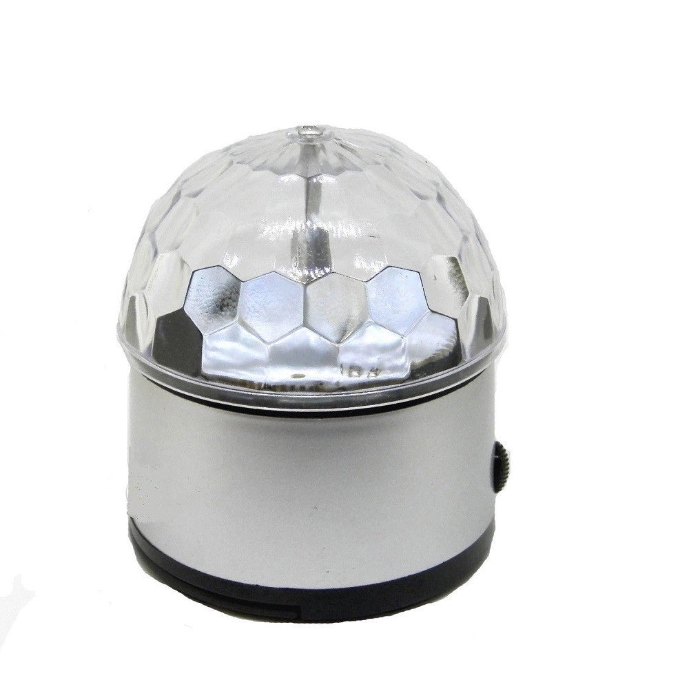 Trade Shop - Proiettore Lampada Led Rgb Rotante Da Tavola Luci Strobo Per Disco E Party Usb -