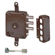 SERRATURA DA APPLICARE TRIPLICE PER LEGNO ART. 571 E 60 Dx  - CISA