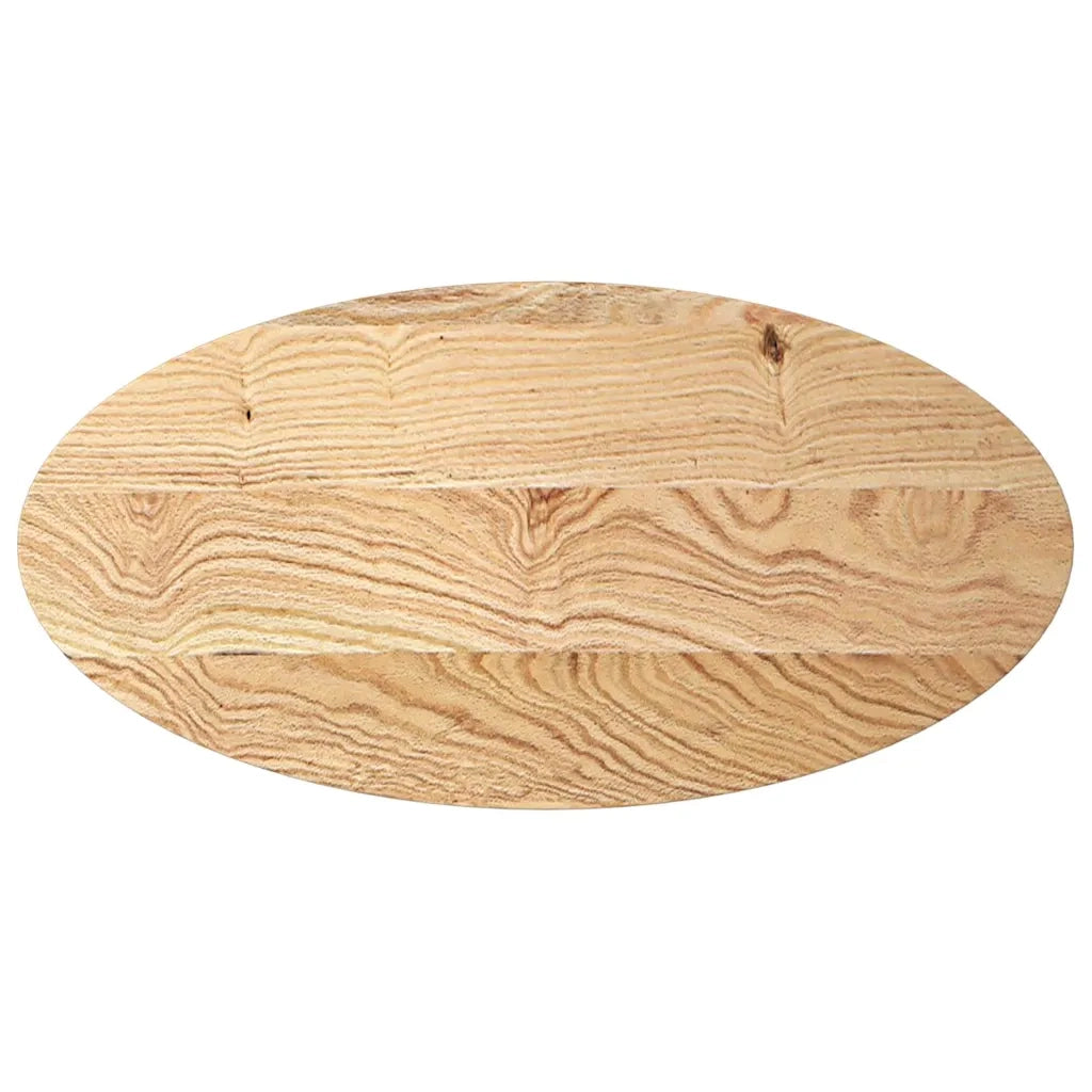 Piano per Tavolo 100x50x4 cm in Rovere Massello Ovale 4009042