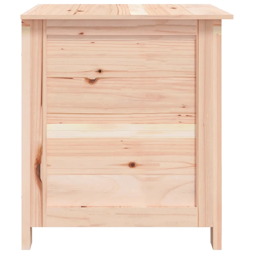 Scatola per Cuscini da Esterno 50x50x56cm Legno Massello Abete 152162