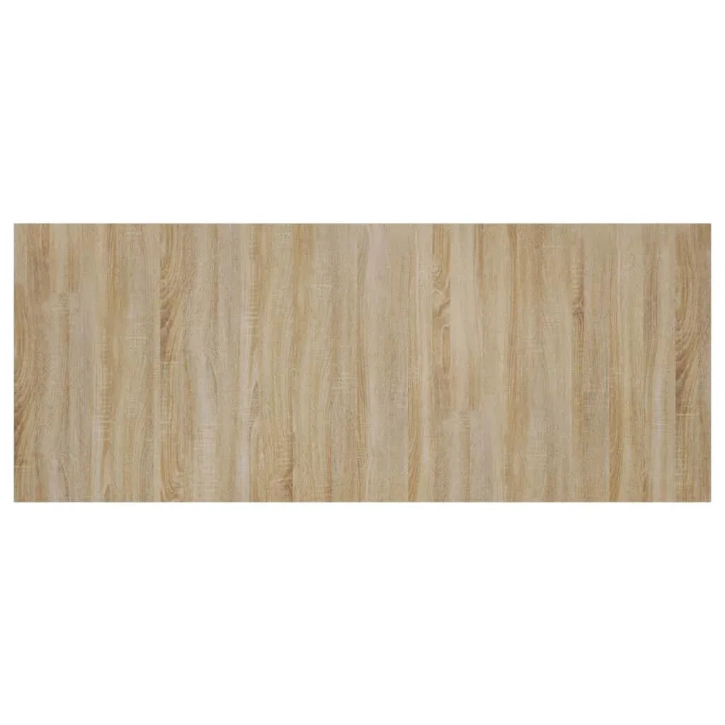 Testiera Letto con Comodini-Testiera con Contenitore in Legno Multistrato Rovere Sonoma 719171