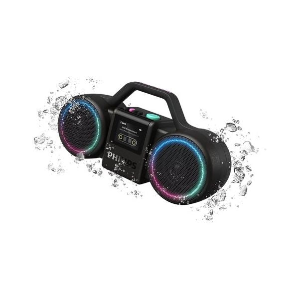Cassa party philips tams60b 00 moving sound the roller auracast black
