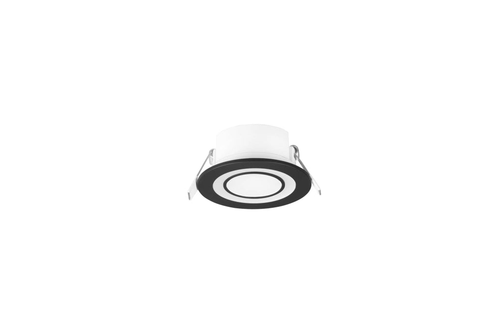 Faretto da Interno a led in Plastica Nero Opaco
