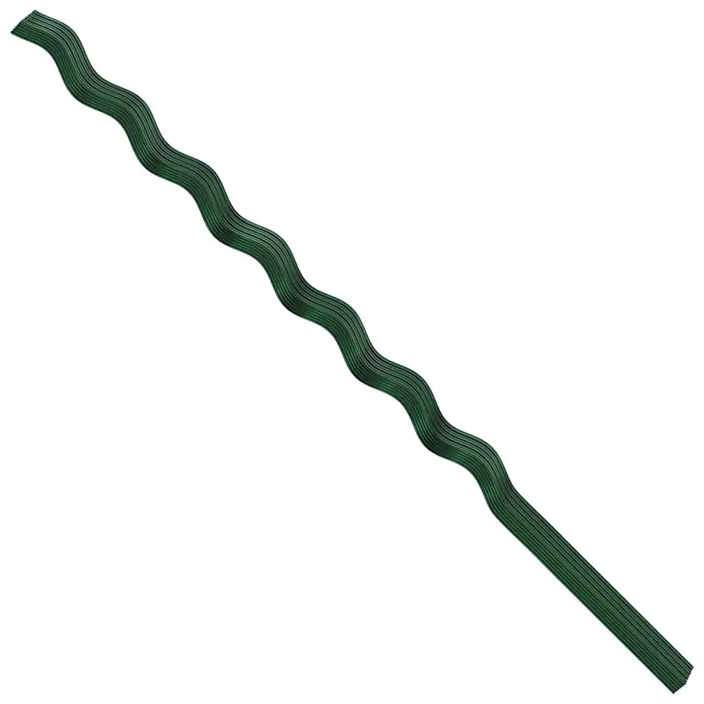 Supporto per piante 50 pz Verde 170 x 0,6 x 0,6 cm Acciaio CFW2342688