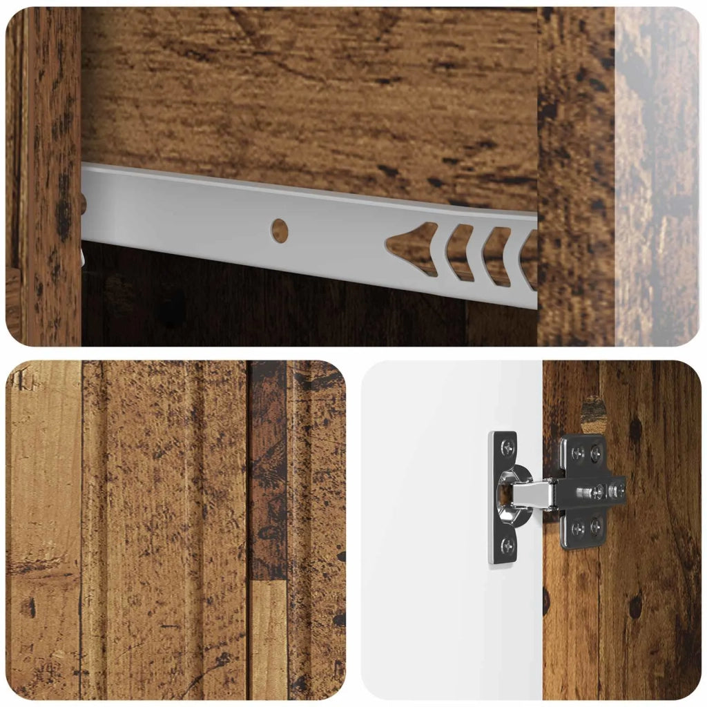 Credenza Legno antico 66 x 34,5 x 91,5 cm Legno ingegnerizzato