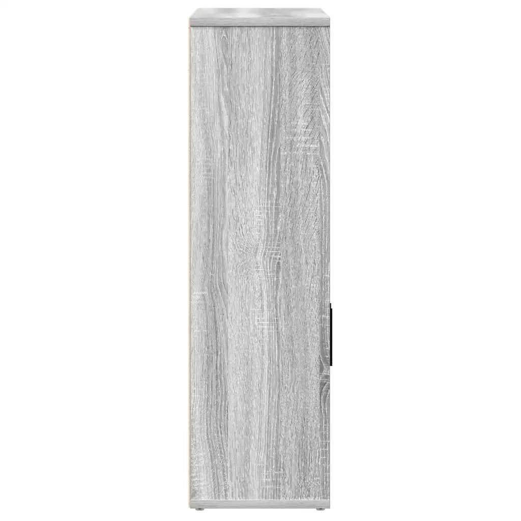 Libreria Grigio Sonoma 60x24x85 cm in Legno Multistrato 860414