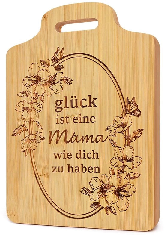Regali per mamma, Regalo per la mamma, Regalo per il compleanno, Regali per la mamma a Natale, Piastra di taglio in bambù per compleanni, Natale e festa della mamma