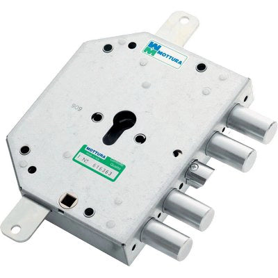 SERRATURA METALLO APPLICARE 89C855 MOTTURA - F.SAGOM M2 TRIPL+SCR IP.MM 28 E.MM 60 SX