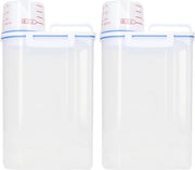 Contenitore di Stoccaggio per Riso con Uscita a Flusso 2,5L - Dispensatore in Plastica per Fagioli di Riso - Semi - Piccoli Alimenti Secchi