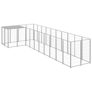 Gabbia per Cani Argento 7,26 mÂ² in Acciaio   cod mxl 48586
