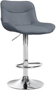 Barhocker Vonore Kunstleder chrom