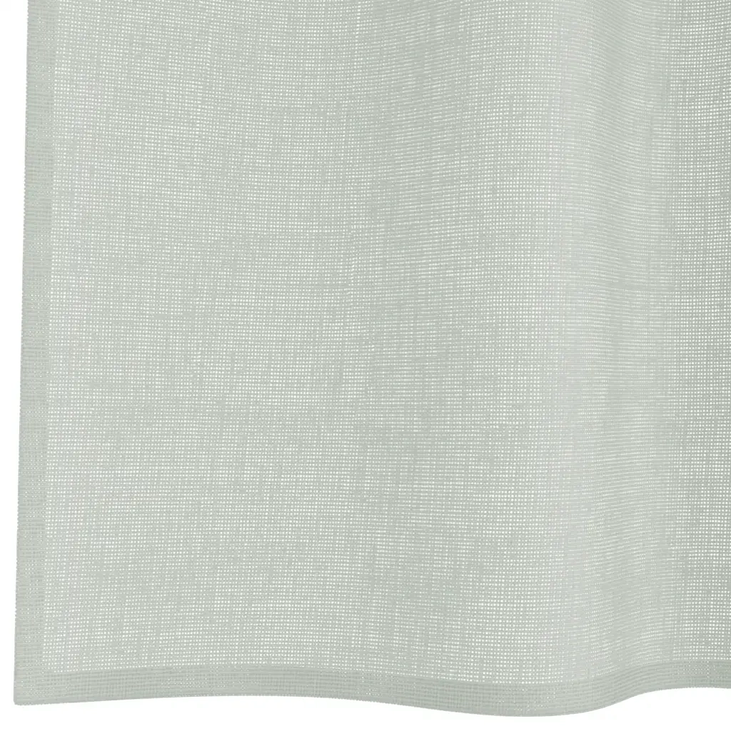 vidaXL Tende in Voile con Passanti 2 pz Grigio Chiaro 140x260 cm