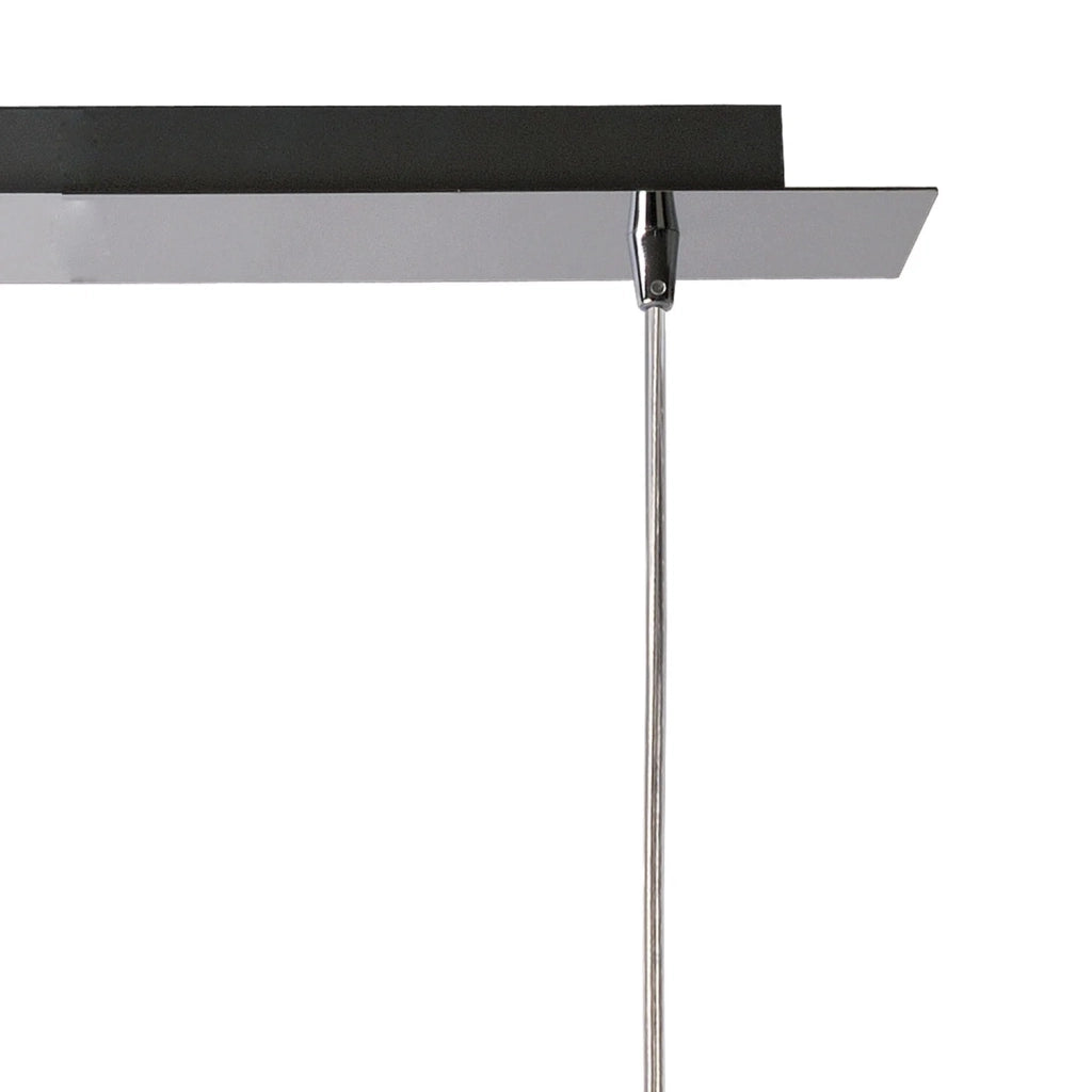 LÚZETE - LAMPADARIO A SOFFITTO 4 LUCI VETRO AMBRA ESTERNO INTERNO BIANCO NOLINA