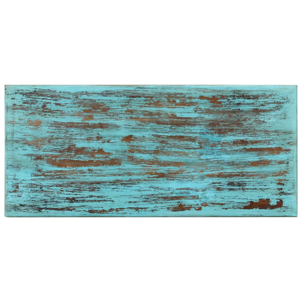 Tavolino da Salotto-Tavolino da soggiorno-Tavolo 110x50x34 cm in Legno Massello di Recupero