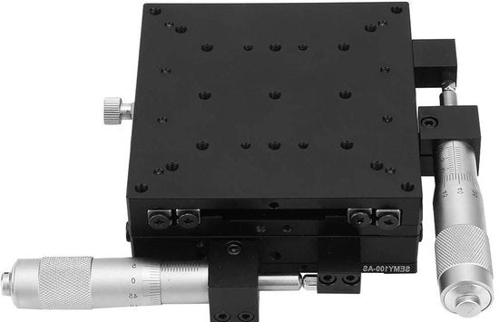 Tavolo lineare SEMY100-AS 100 * 100 * 40 mm platformomicrometro a precisione manuale con rulli a croce