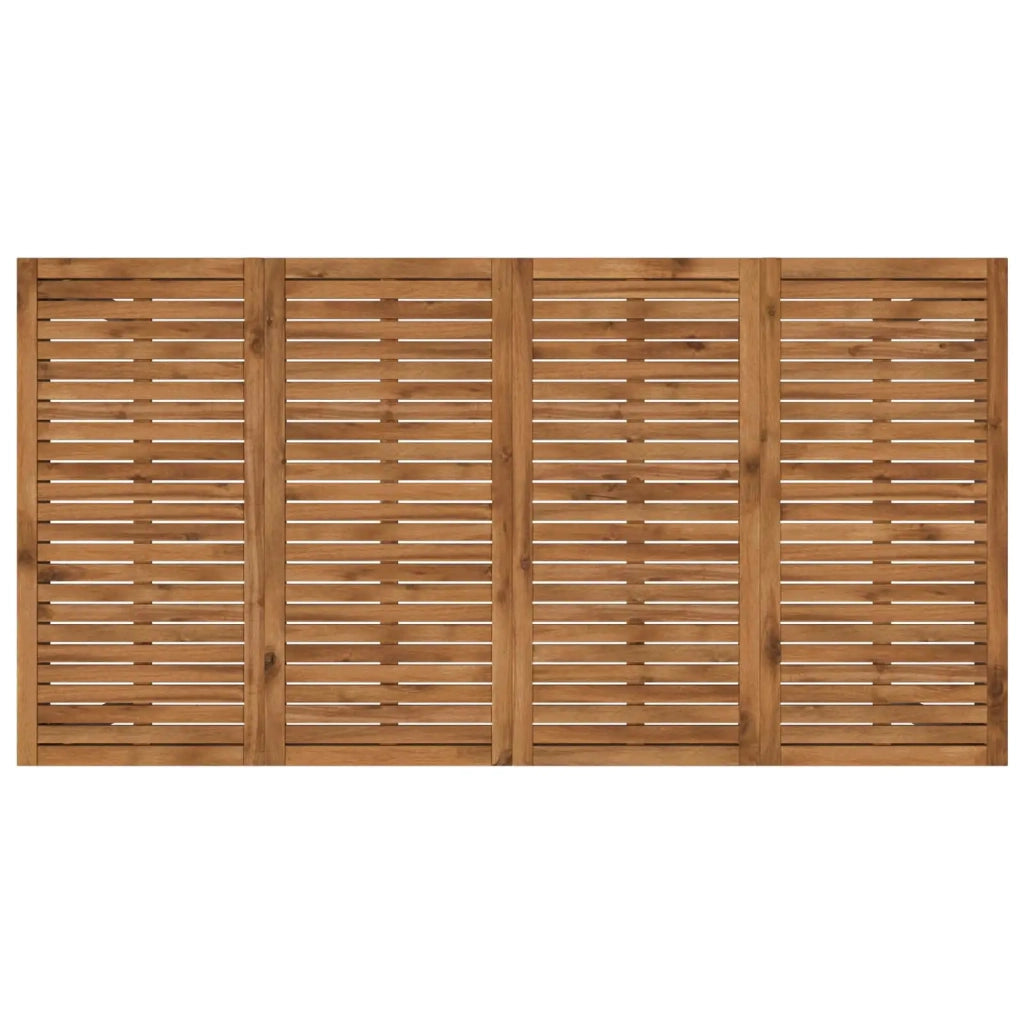 Tavolo da cena da giardino Naturale e Caffè 196 x 100,5 x 75 cm 3394421