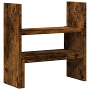 Organizzatore regolabile per armadietto da ufficio in legno composito marrone 02_0043578