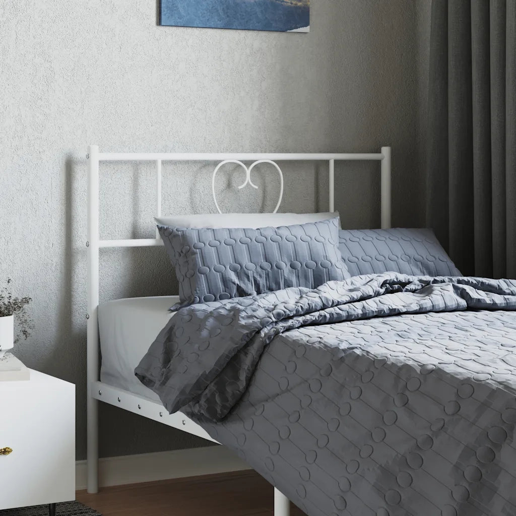 Testiera di Ricambio in Metallo Bianco 75 cm 355538
