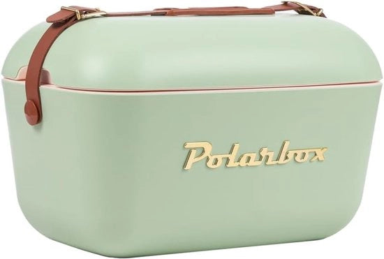 Retro Scatola per Frigorifero con Isolamento Termico – Scatola per Frigorifero Passiva per Picnic, Spiaggia e Campeggio – Design Retro per Cooler