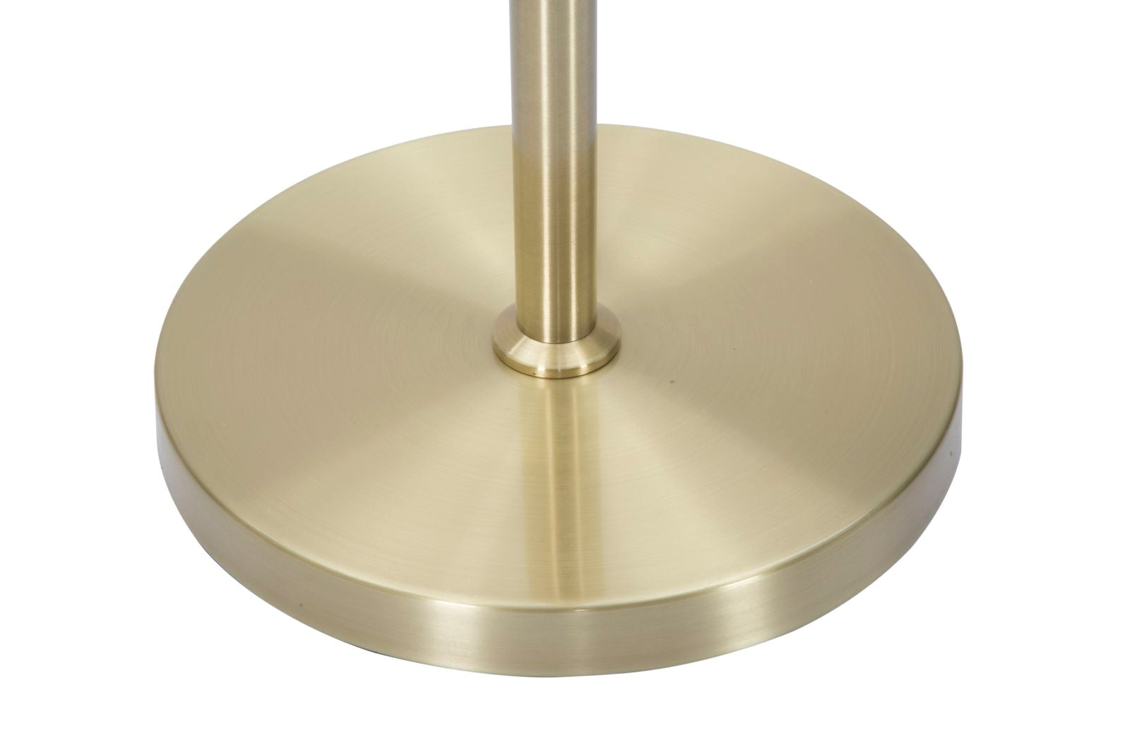 Lampada da Terra Glamy 3 Luci Ø36x190 cm in Ferro e Vetro Oro e Bianco