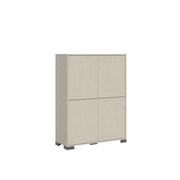 Credenza Alta 4 Ante 90x35x120 cm Lumina Cashmere