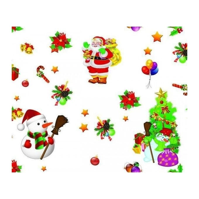 BLINKY 9460850 Tovaglia in PVC Natale 1.2 x 30 metri colore Rosso
