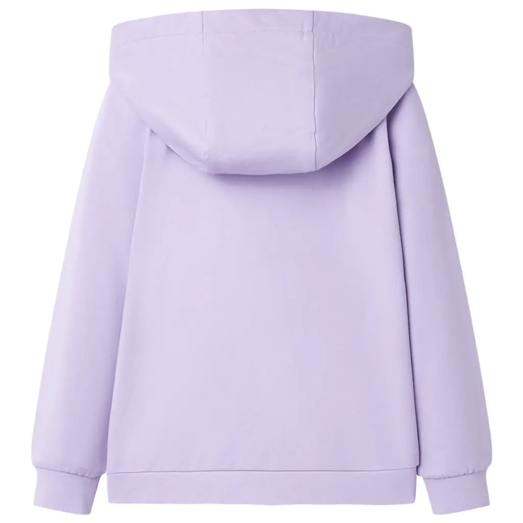 Felpa con Cappuccio da Bambina Lilla 92cod mxl 85767