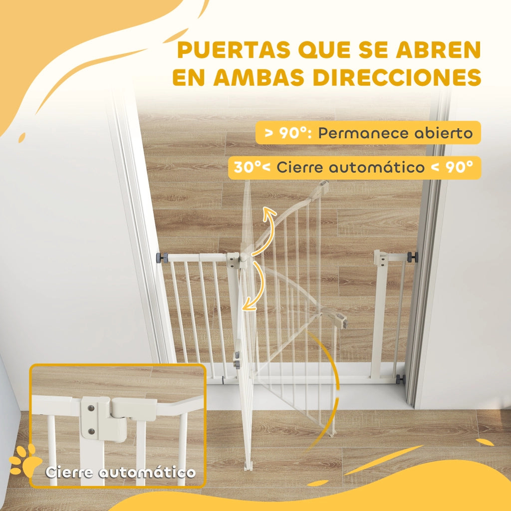Barriera per Cani ¨C zephmum ¨C Bianco 74-94 cm
