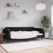 Letto da Giorno Nero 90x200 cm in Vellutocod mxl 94647