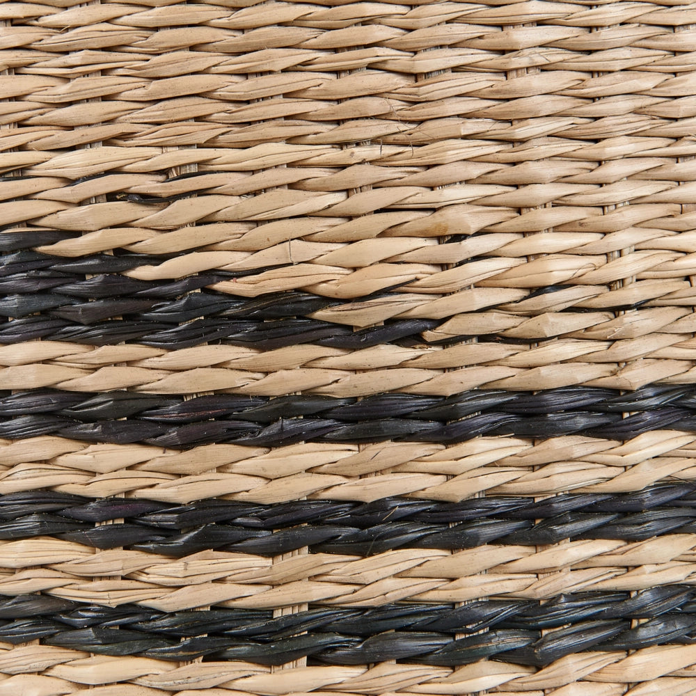 Set di 3 vasi per piante in alghe naturali con fodera per interni stile Boho
