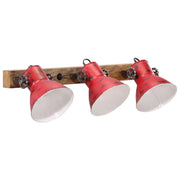 Lampada a Parete 25 W Rosso Anticato 65x25 cm E27 CFW7474633