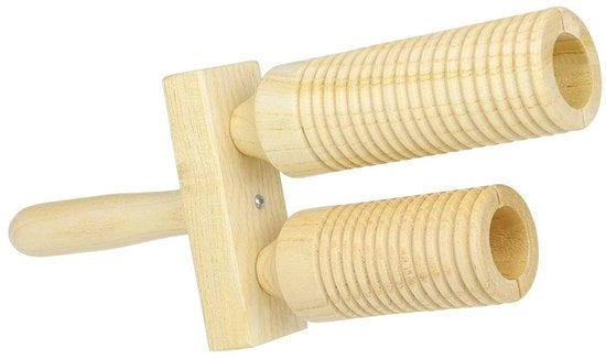 Strumento musicale a percussione multi-sound - Buis in legno - Sicuro per bambini - 360 gradi lucidato - 26x10x4cm - Sostenibile
