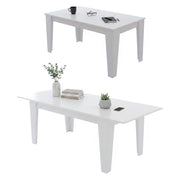 Sassetta, Tavolo Allungabile Allungabile, 220x88x78h cm Bianco