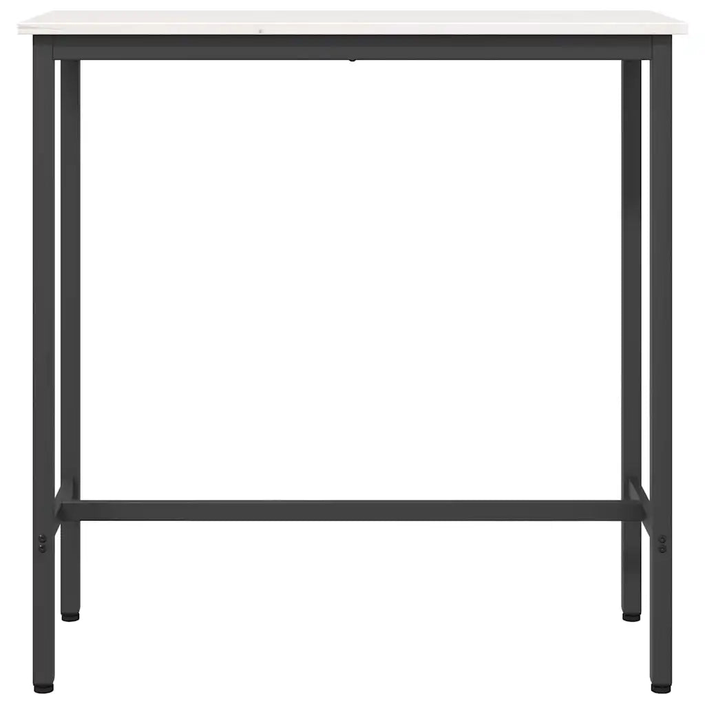 tavolo Bianco 100 x 40 x 101 cm Legno ingegnerizzato e acciaio CFW9752156